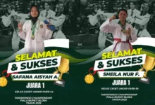 2 Atlet SMPN 1 Bulu Rembang Raih Emas Taekwondo Championship Piala Bupati Blora